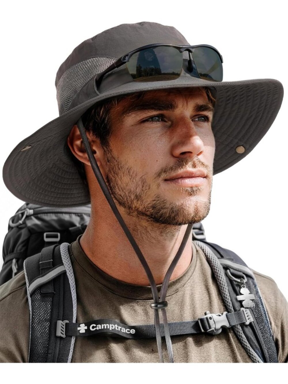 Wide Brim Sun Hat for Men | Outdoor Fishing & Hiking Bucket Hat, UV Protection